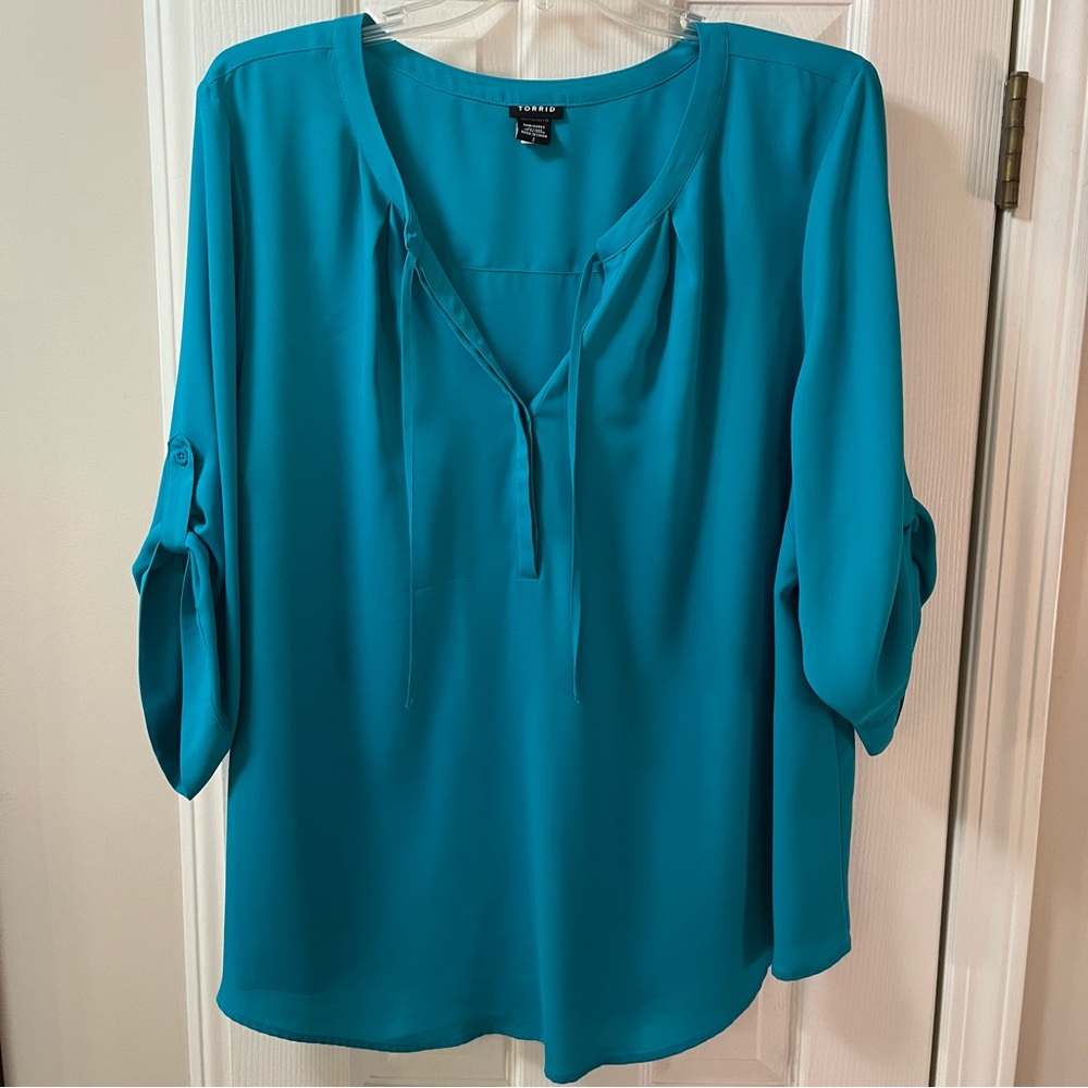 Torrid Harper Georgette blouse